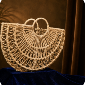 Handwoven Boho Macramé Tote Bag