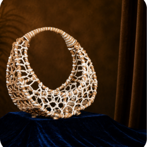 Artisan Woven Accent Basket