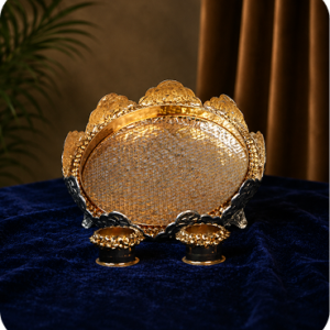 Regal Gold Decorative Serving Bowl Set