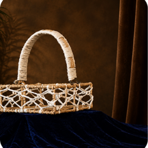 Handwoven Rustic Storage Basket