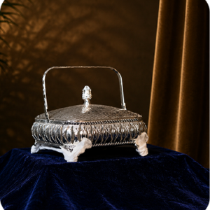 Regal Silver Covered Serving Tray